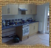 Rear Extension with kitchen supplied & fitted
